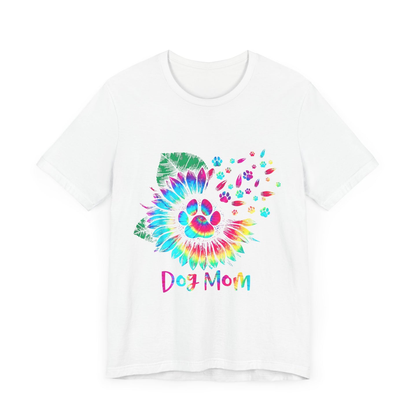 Dog Mom Sunflower - Bella Canvas T-shirt - Gift for Dog Lovers