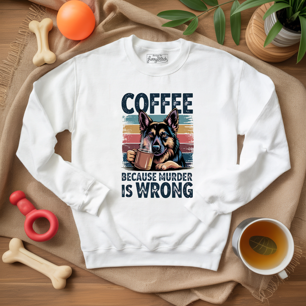 Coffee Shepherd Funny Sweatshirt