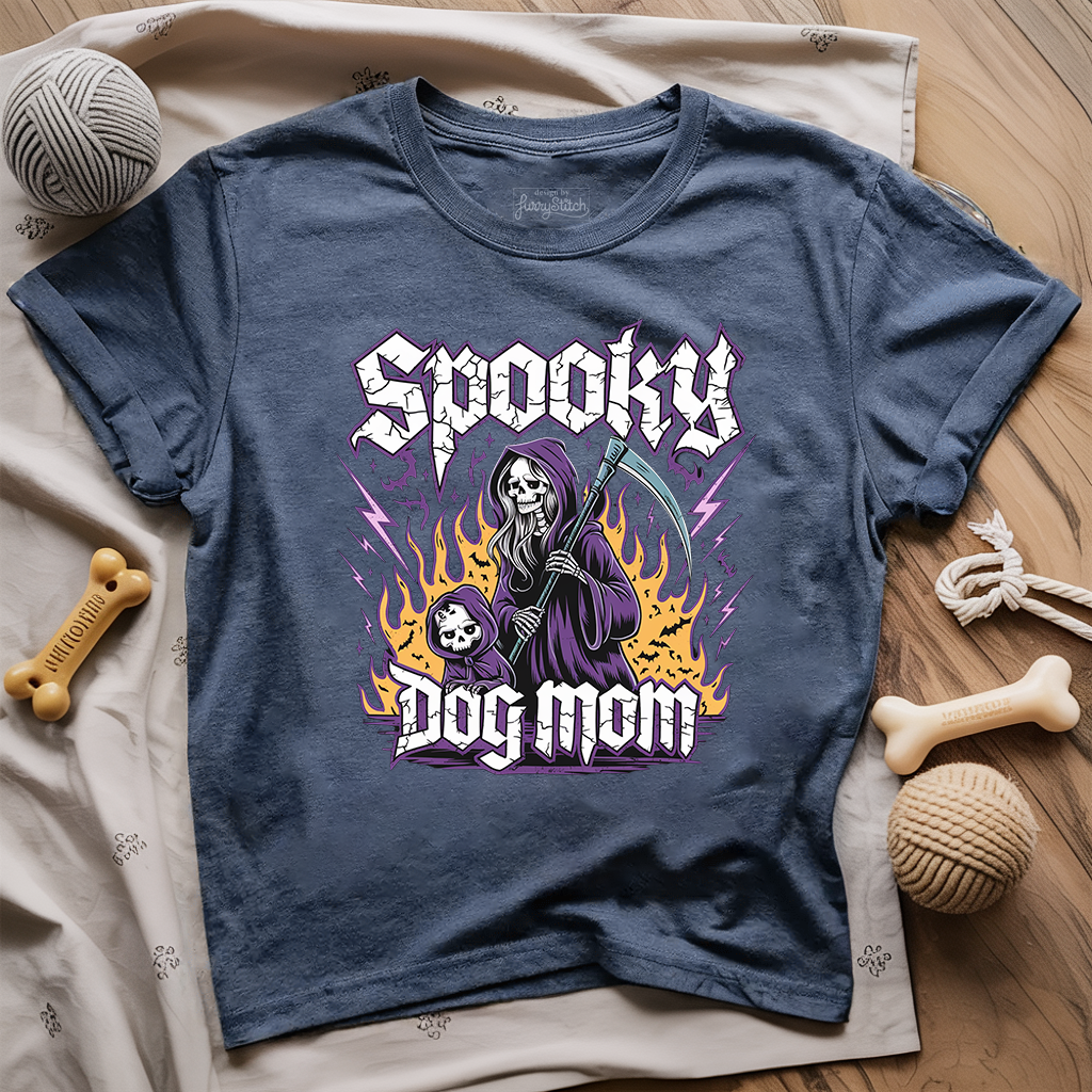 Spooky Dog Mom T-shirt