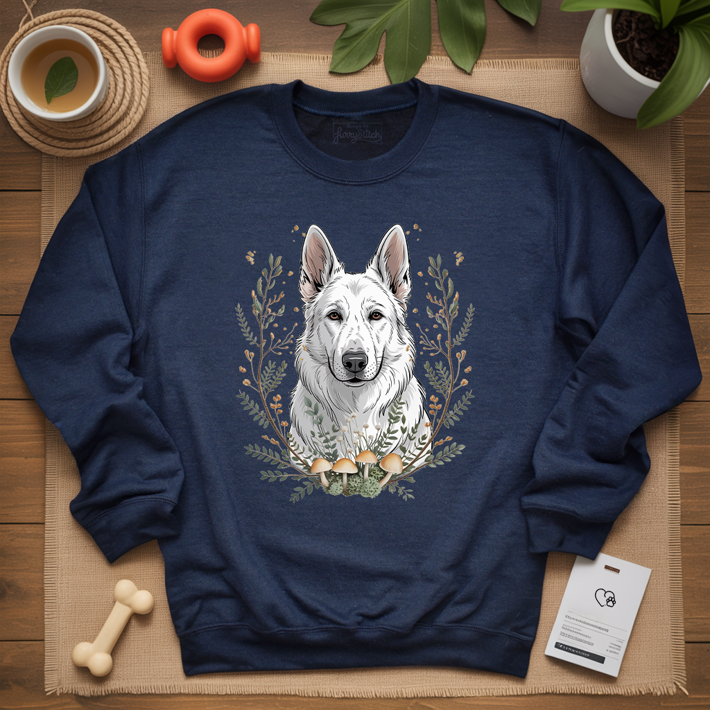 Bohemian White Shepherd Sweatshirt
