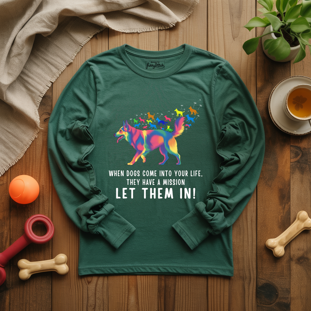Colorful Shepherd Mission Long Sleeve T-shirt