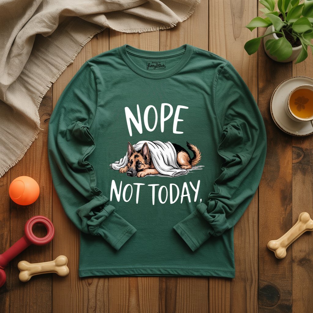 Nope Not Today Long Sleeve T-shirt