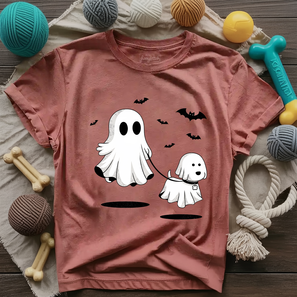 Ghost Walking Dog T-shirt