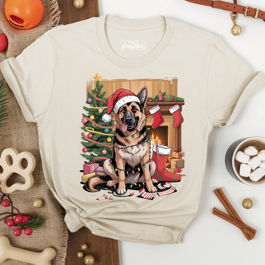 Merry Mess GSD T-shirt