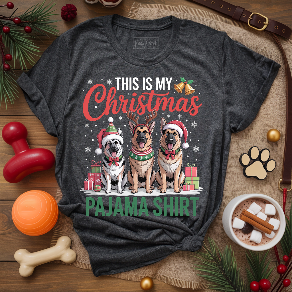 Shepherd Pajama Christmas T-shirt