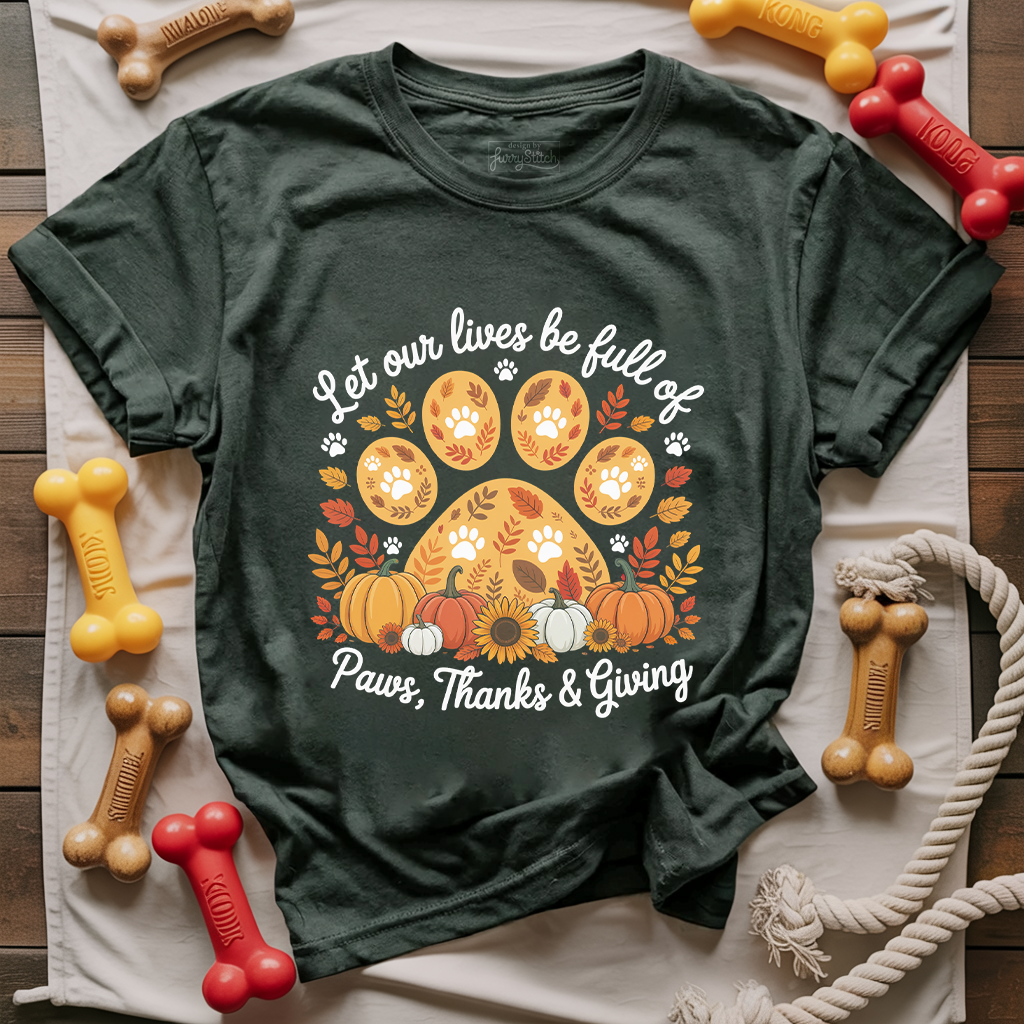 Thanksgiving Dog T-shirt