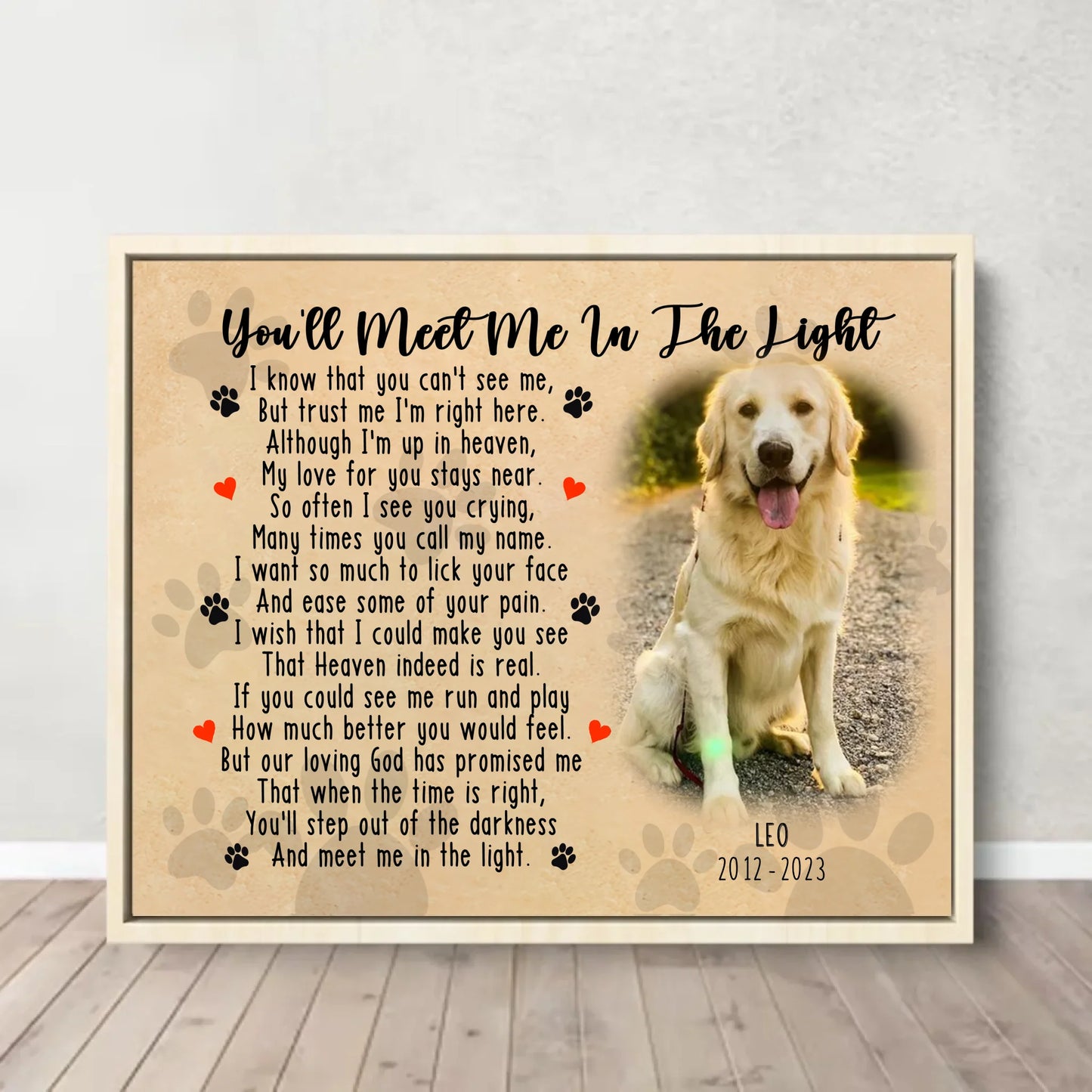 Mockup Canvas Ngang 20x16in - Framed Nature
