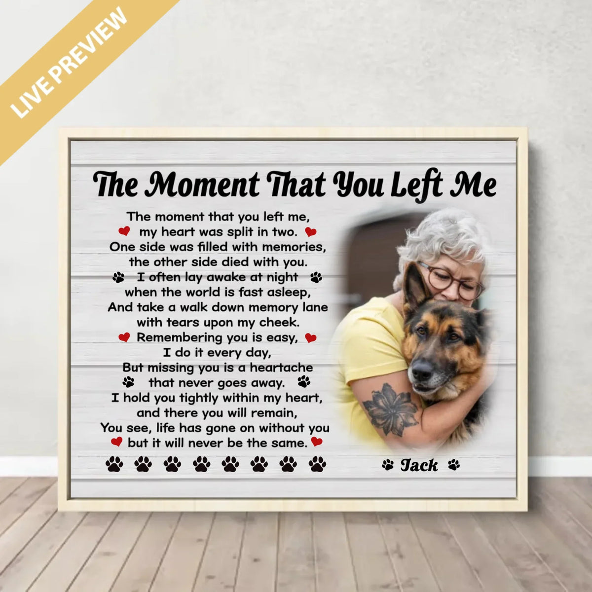 20x16 - Framed Nature - Mockup Canvas Ngang