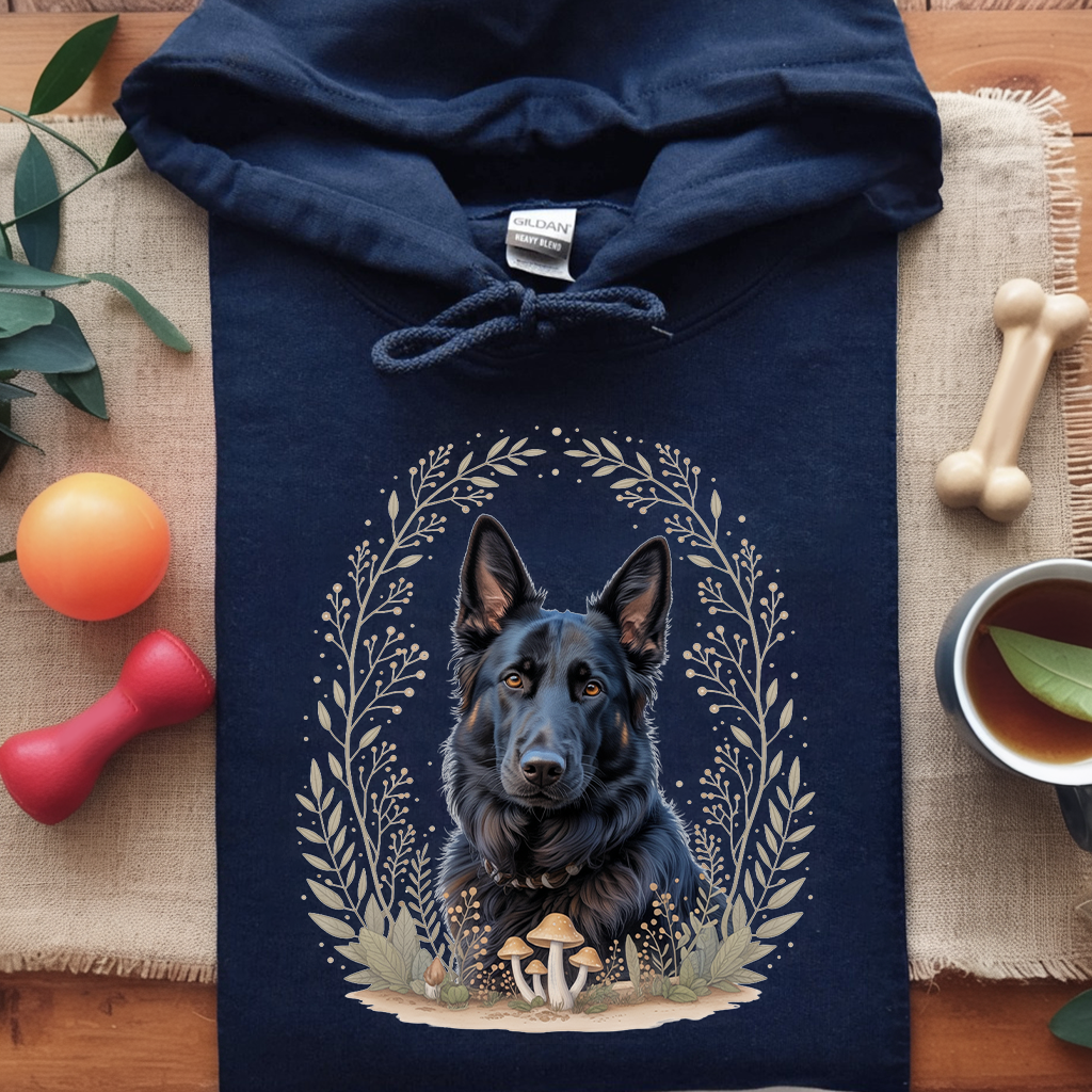 Bohemian Black Shepherd Hoodie