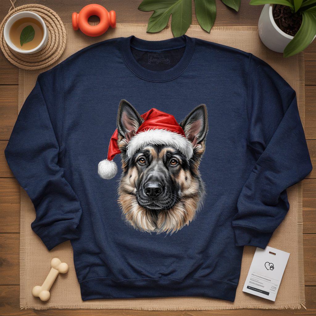 Merry German Shepherd Sweatshirt