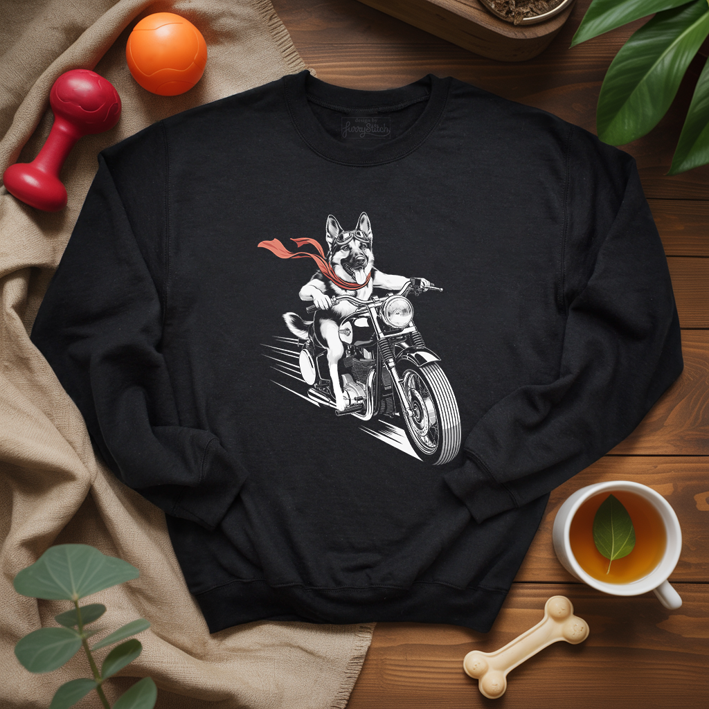 Motorcycle Shepherd Sweatshirt