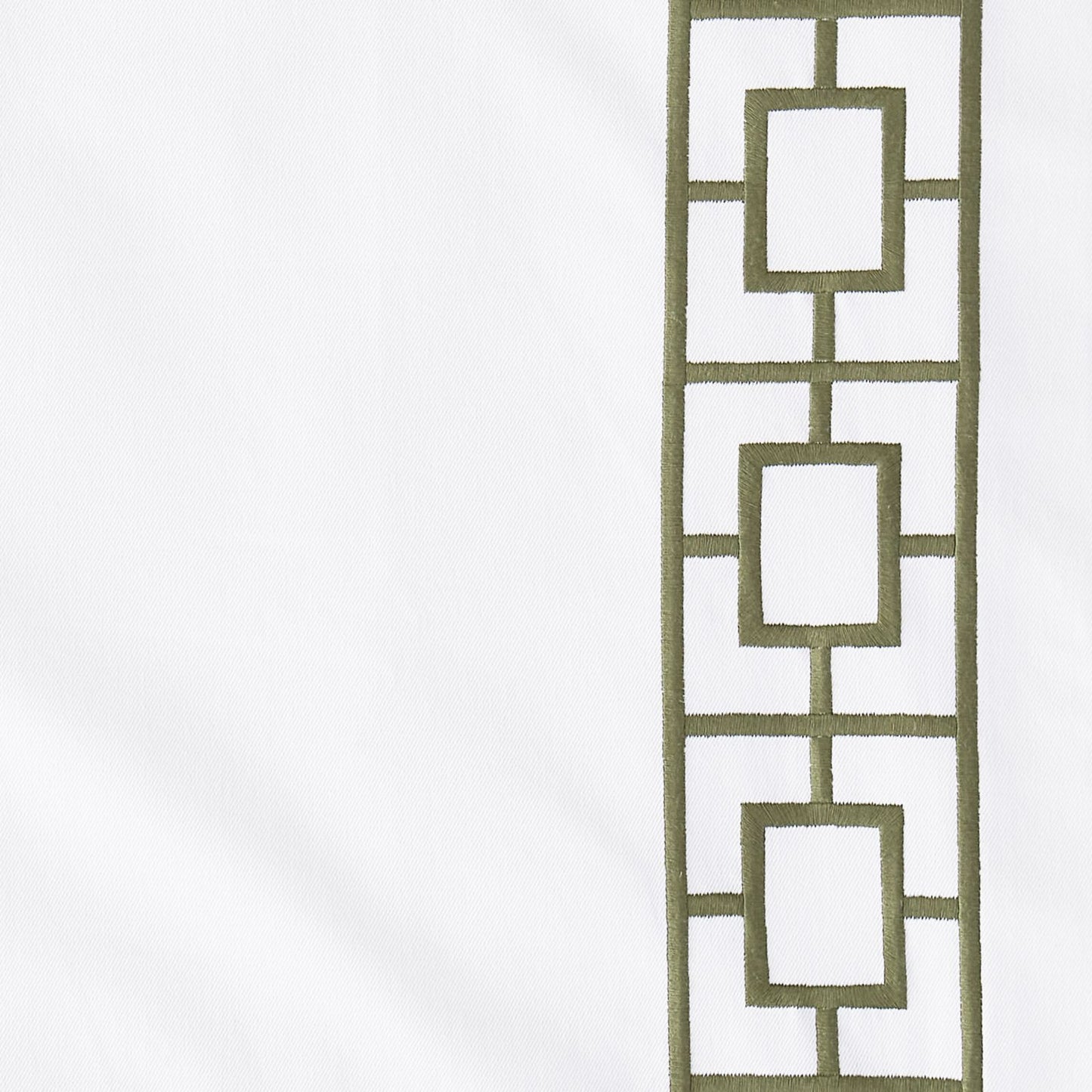 Embroidered Square Trellis Panels - Set of 2