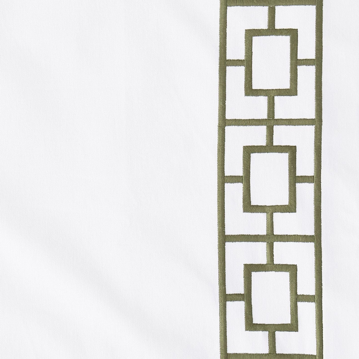 Embroidered Square Trellis Panels - Set of 2