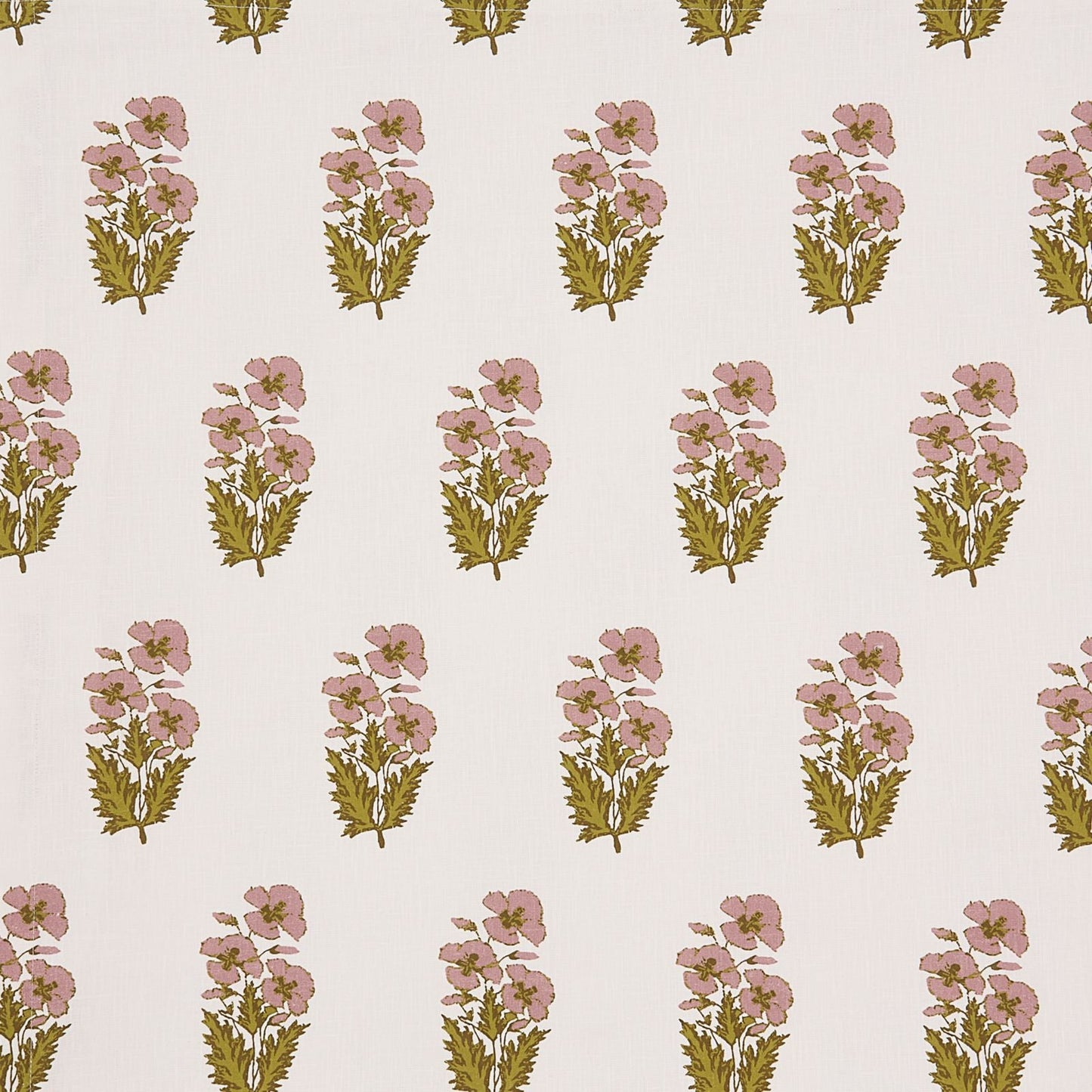 Leila Block Print Drapery Panel