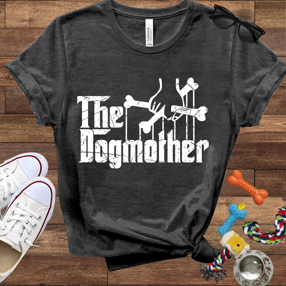 The Dogmother - Funny Dog Mom Bella Canvas T-shirt: Perfect Gifts for Dog Lovers