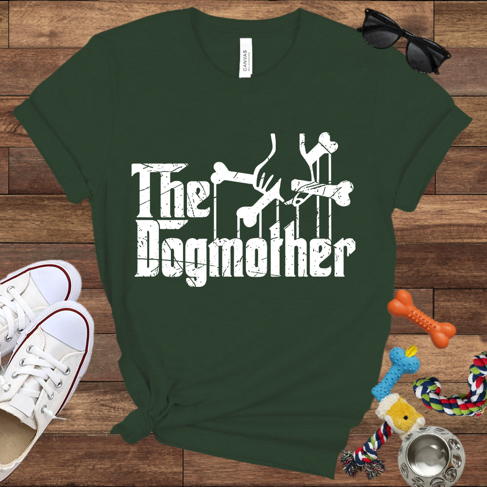 The Dogmother - Funny Dog Mom Bella Canvas T-shirt: Perfect Gifts for Dog Lovers