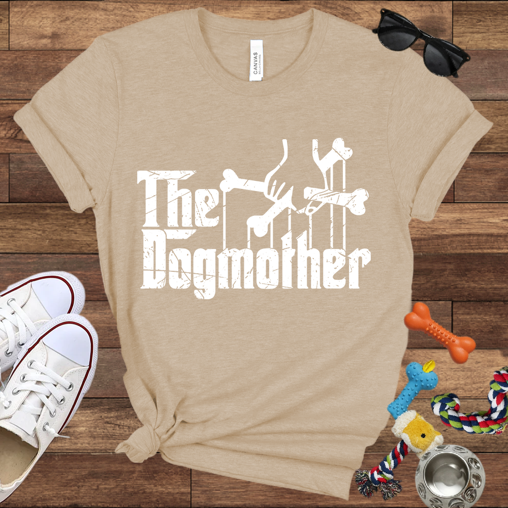 The Dogmother - Funny Dog Mom Bella Canvas T-shirt: Perfect Gifts for Dog Lovers