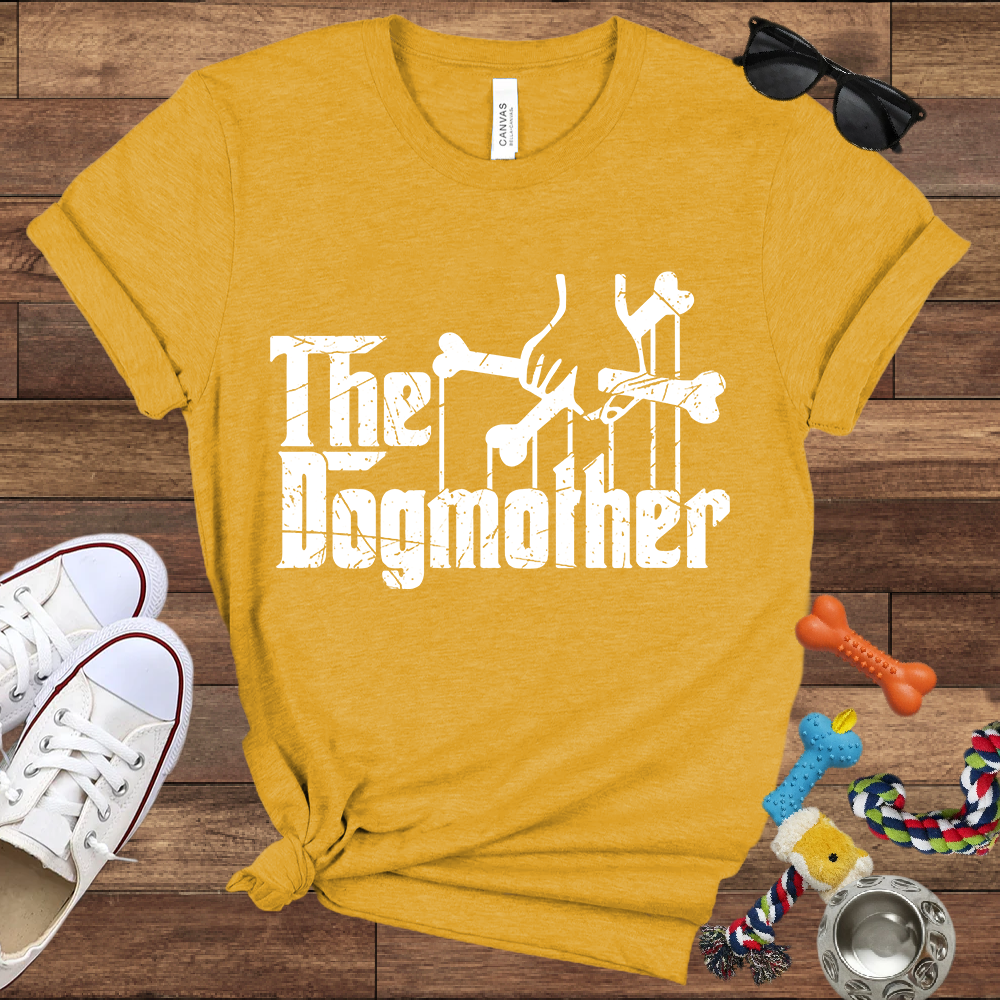The Dogmother - Funny Dog Mom Bella Canvas T-shirt: Perfect Gifts for Dog Lovers