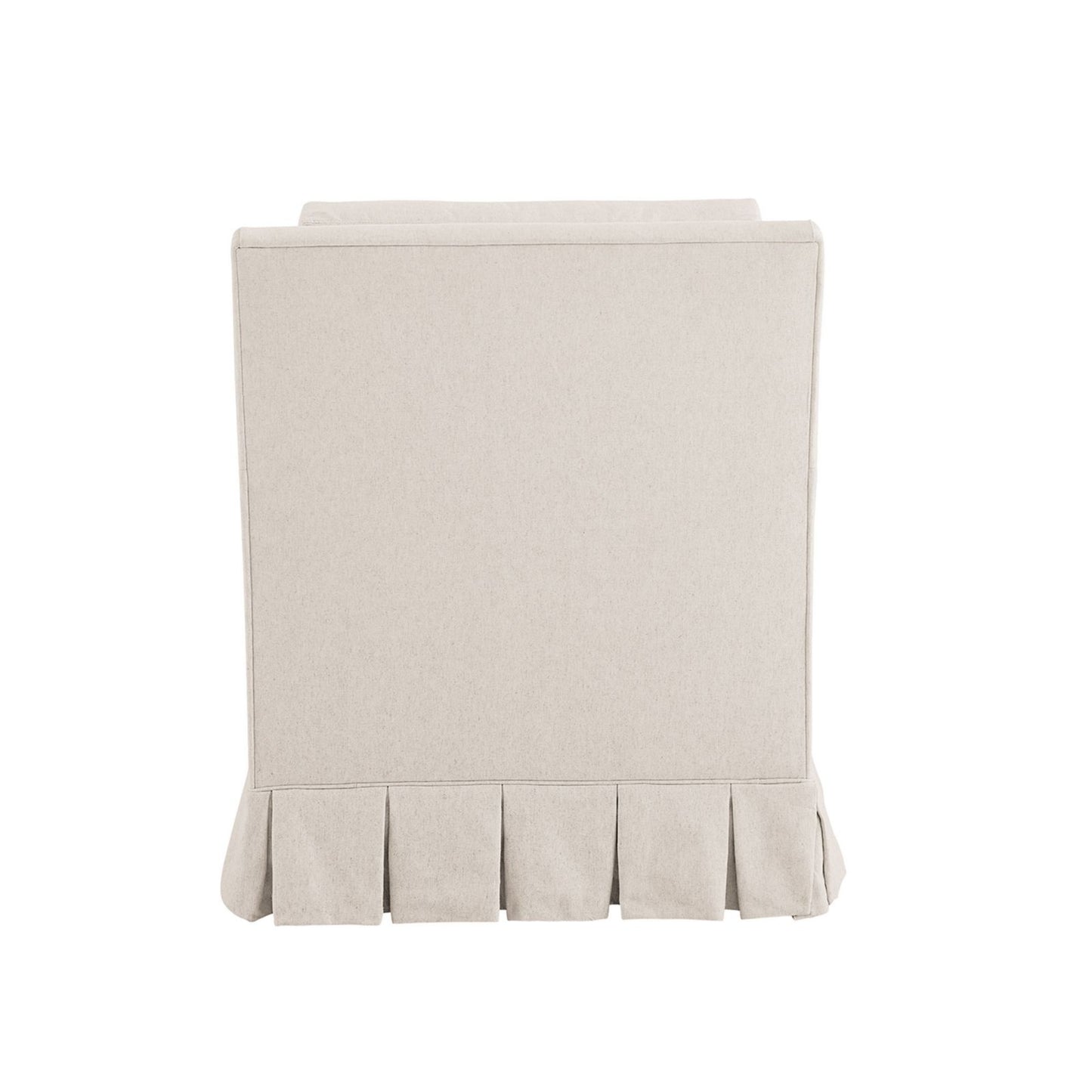 Suzanne Kasler Mathes Club Swivel Glider with Box Pleat Skirt