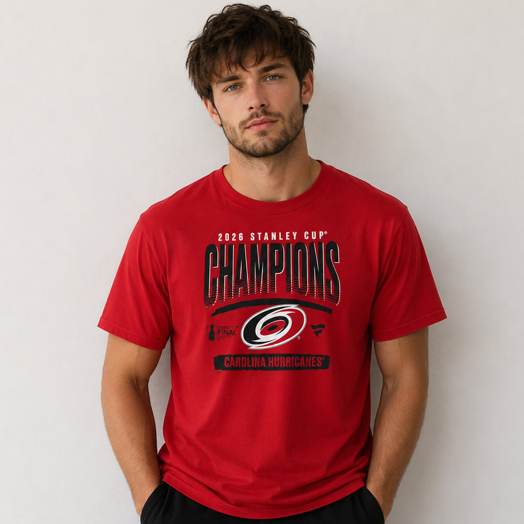 Unisex Red Hockey Champions Signature Roster Graphic Shirt for Hockey Fans