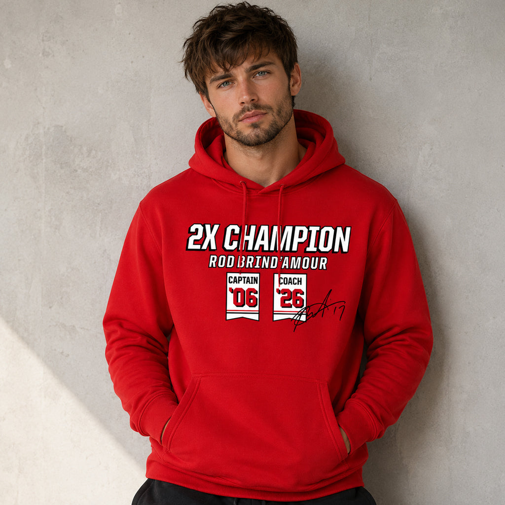 Unisex Two-Time Champion Graphic Shirt for Hockey Fans
