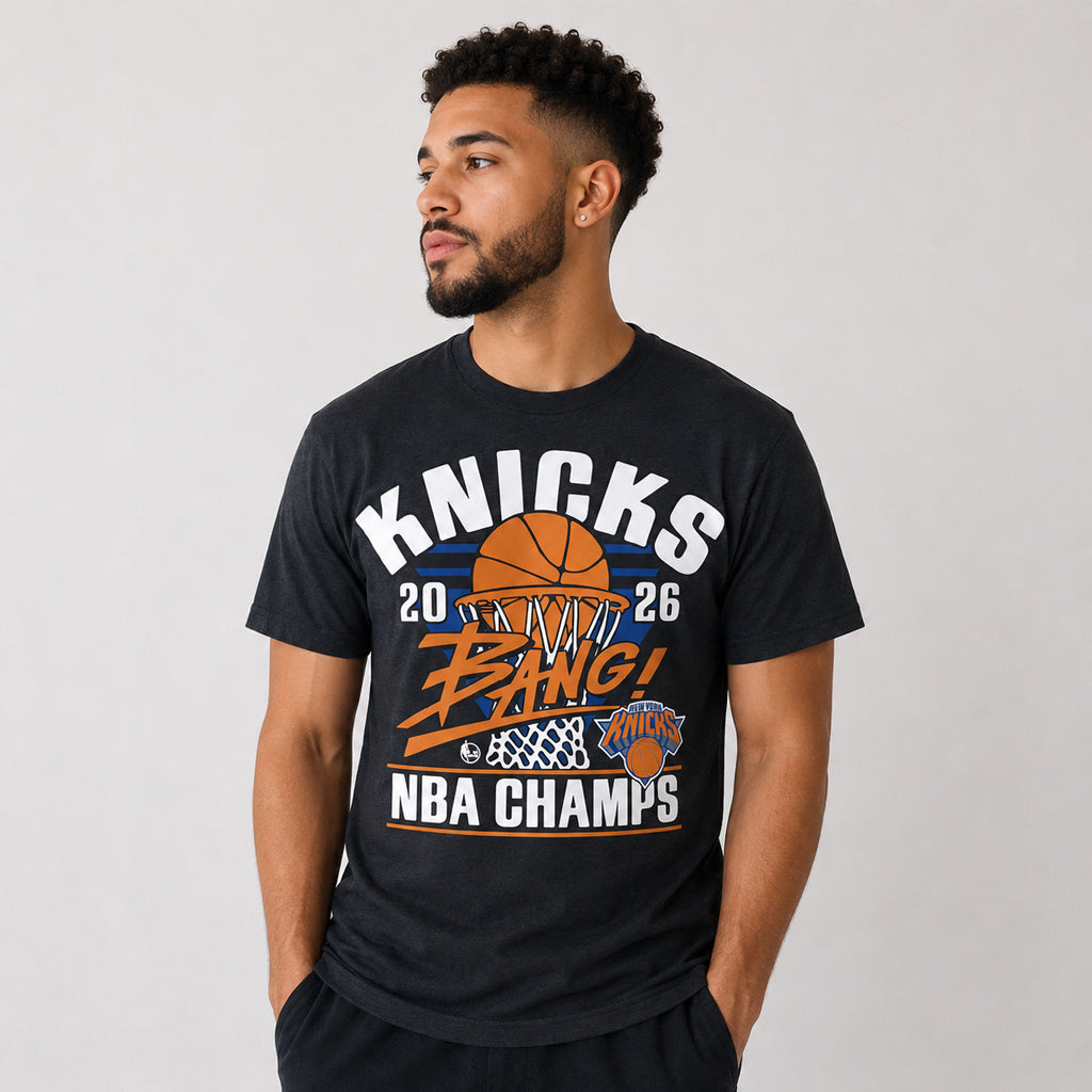 Unisex City Basketball Charcoal 2026 Finals Champions Bang! Tri-Blend Graphic Shirt for Basketball Fans