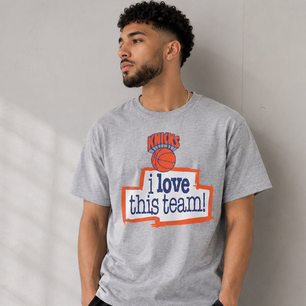 Unisex City Basketball I Love This Team Graphic Shirt for Basketball Fans