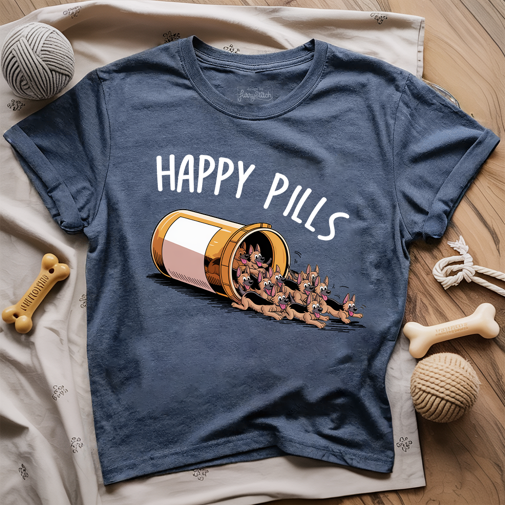 Happy Pills GSD T-shirt