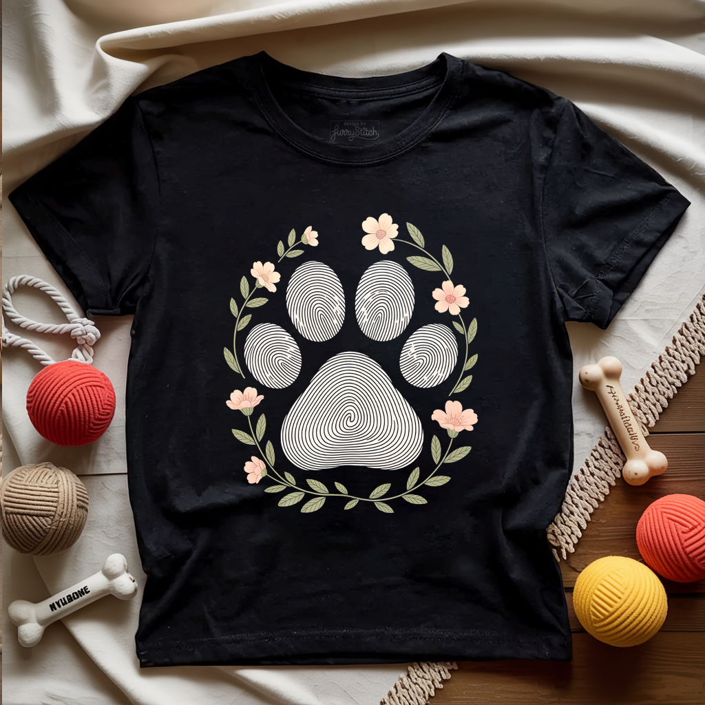Fingerprint Paw Print T-shirt