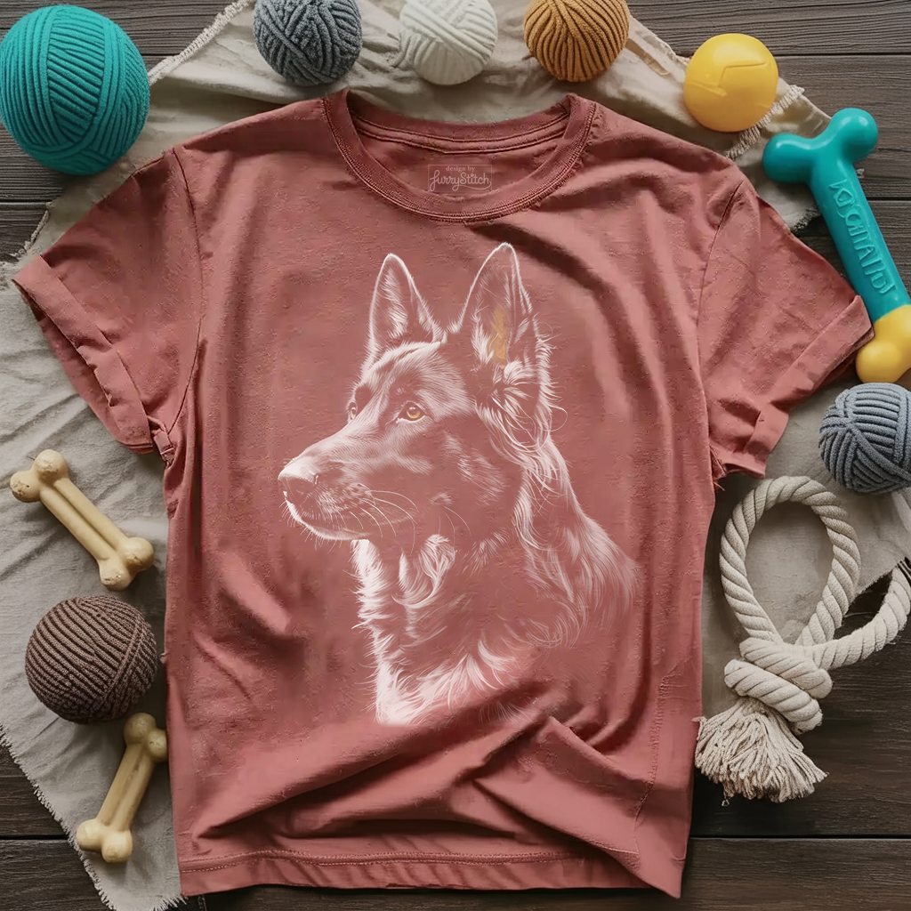 German Shepherd Silhouette T-shirt
