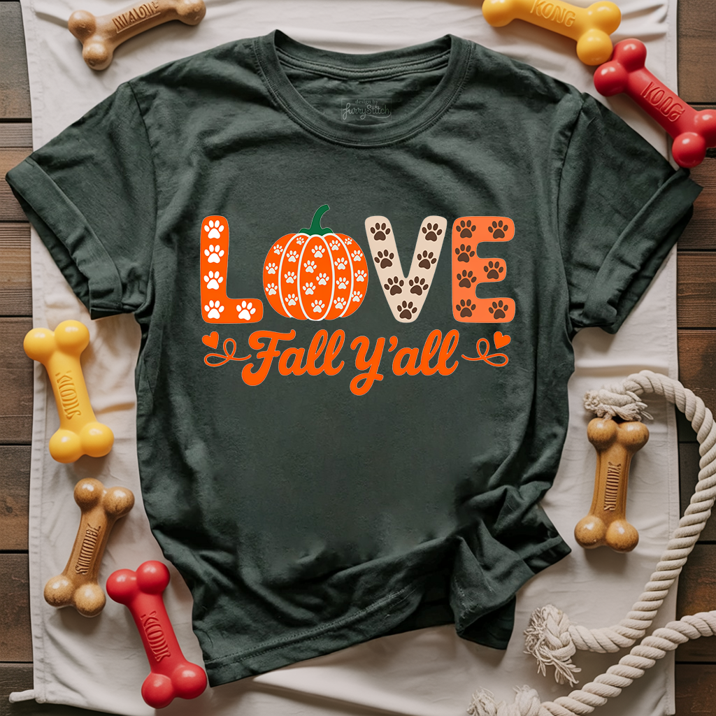 Love Fall Y'all T-shirt