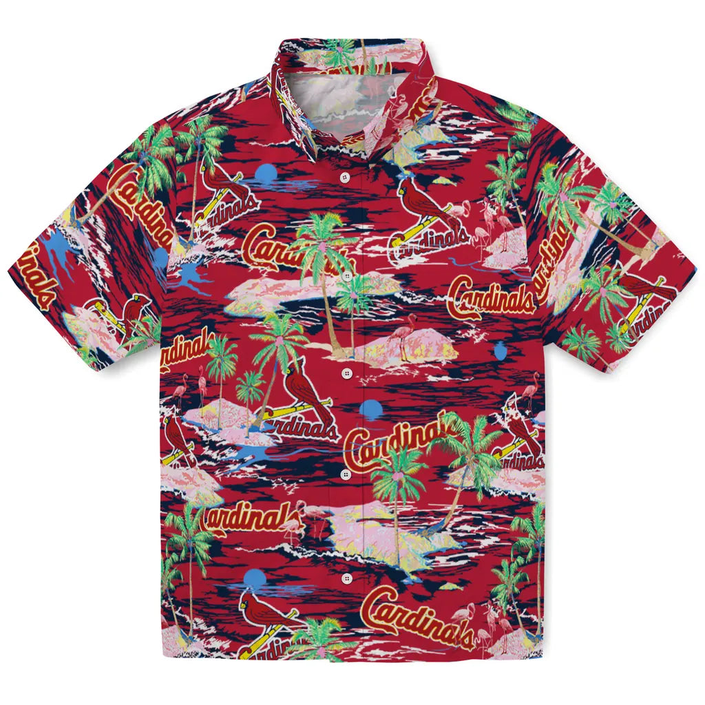 St. Louis Cardinals Flamingo Retreat 2026 Hawaiian Shirt
