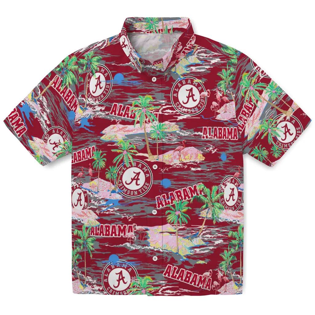 Alabama Tide Flamingo Retreat 2026 Hawaiian Shirt