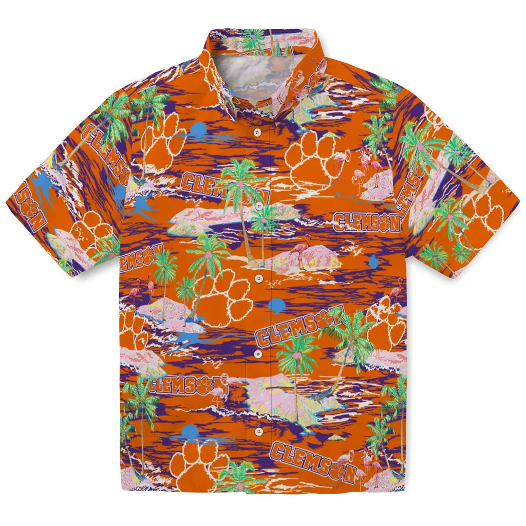 Clemson Tigers Flamingo Retreat 2026 Hawaiian Shirt