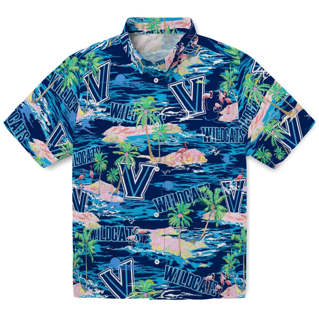 Villanova Wildcats Flamingo Retreat 2026 Hawaiian Shirt