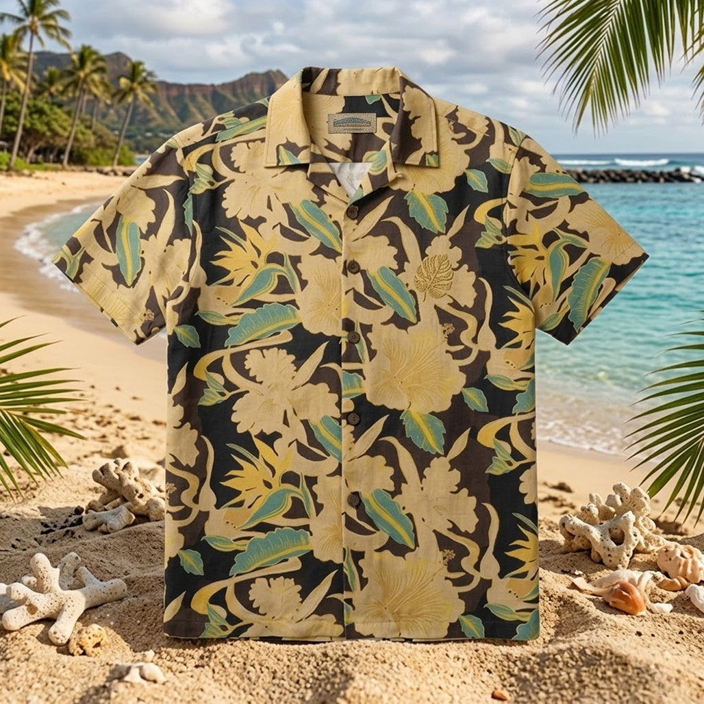 The Boys Season 5 Billy Butcher Tropical Ochre Hawaiian Shirt 2026