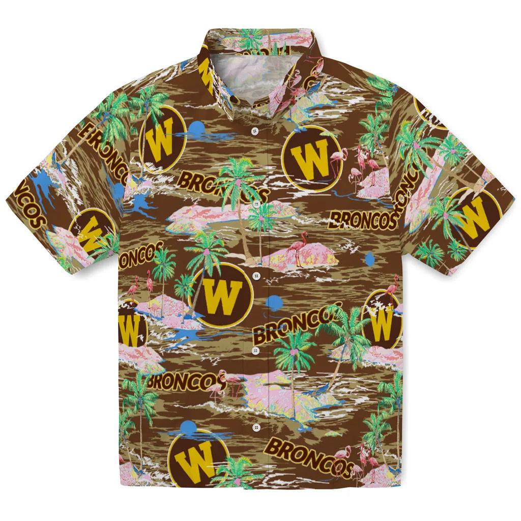 Western Michigan Broncos Flamingo Retreat 2026 Hawaiian Shirt