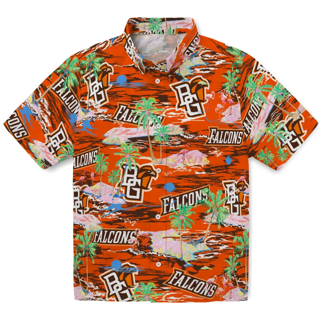 Bowling Green Falcons Flamingo Retreat 2026 Hawaiian Shirt