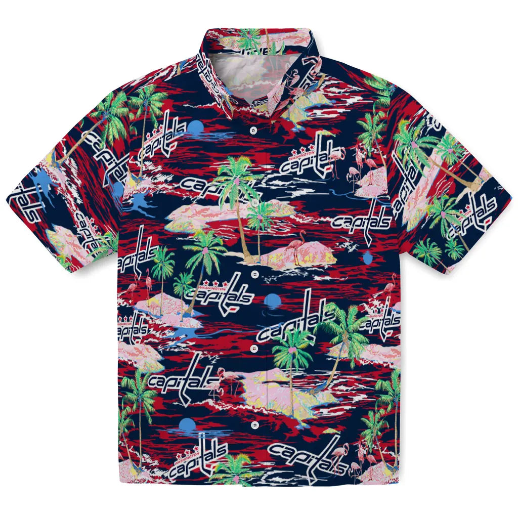 Washington Capitals Flamingo Retreat 2026 Hawaiian Shirt