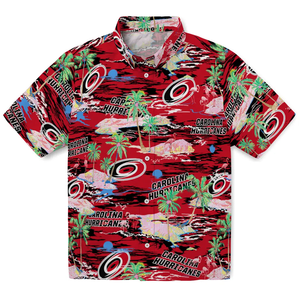 Carolina Hurricanes Flamingo Retreat 2026 Hawaiian Shirt