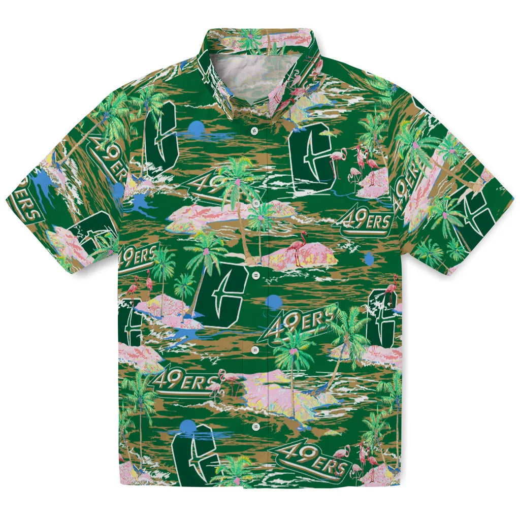 Charlotte 49ers Flamingo Retreat 2026 Hawaiian Shirt