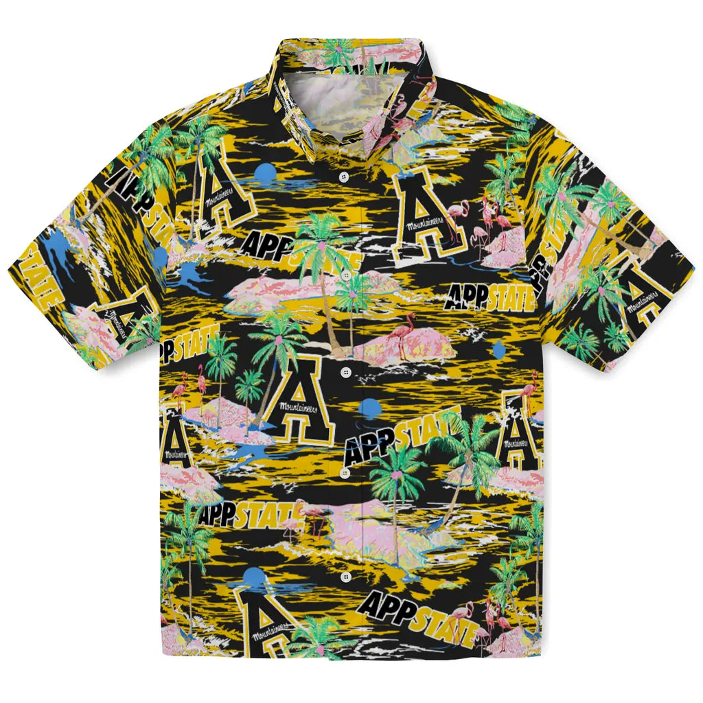 Appalachian State Mountaineers Flamingo Retreat 2026 Hawaiian Shirt