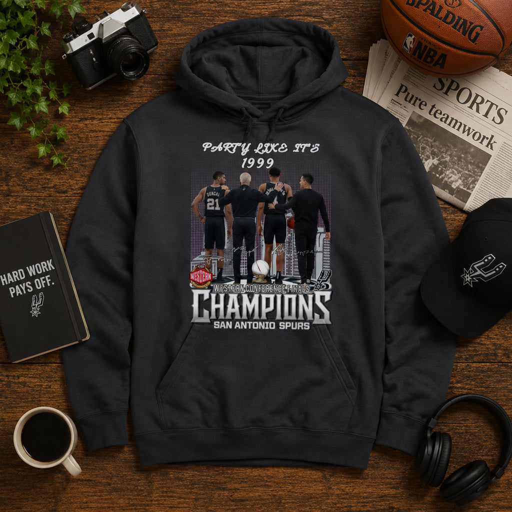 Unisex Party Like It 1999 Champions Graphic Shirt for Basketball Fans