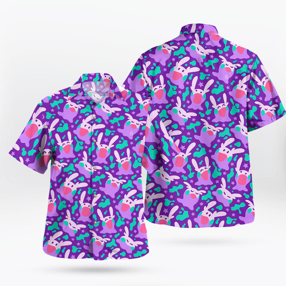 Soft Dragon Pattern Hawaiian Shirt for Summer