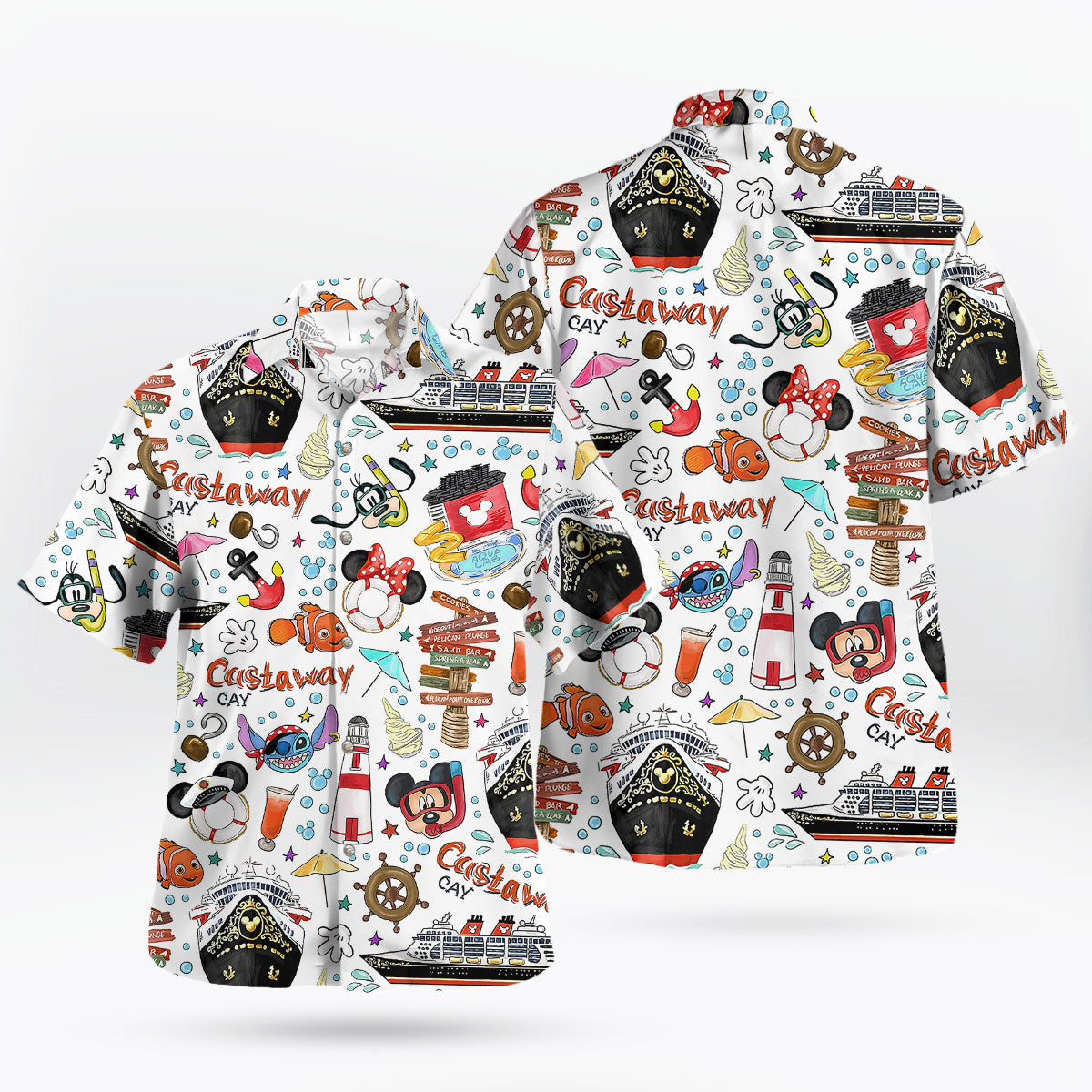 Castaway Cruise Tropical Hawaiian Shirt