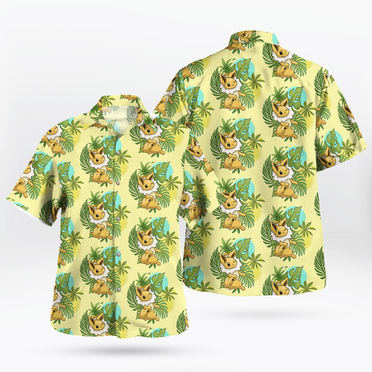 Tropical Yellow Aloha Hawaiian Shirt