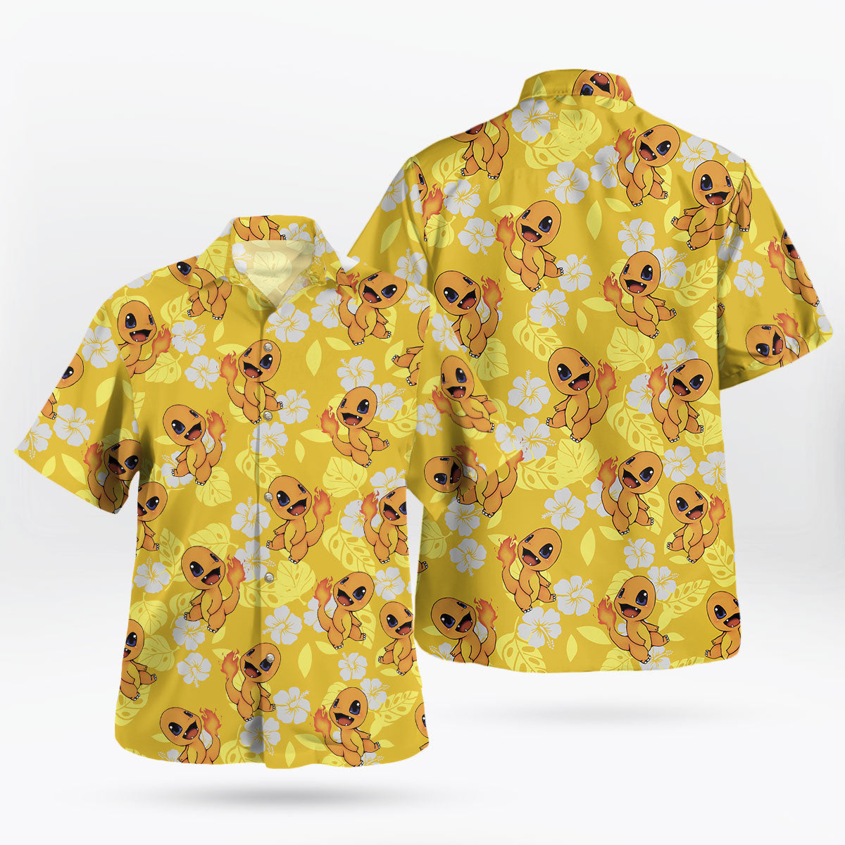 Tropical Fire Type Aloha Hawaiian Shirt