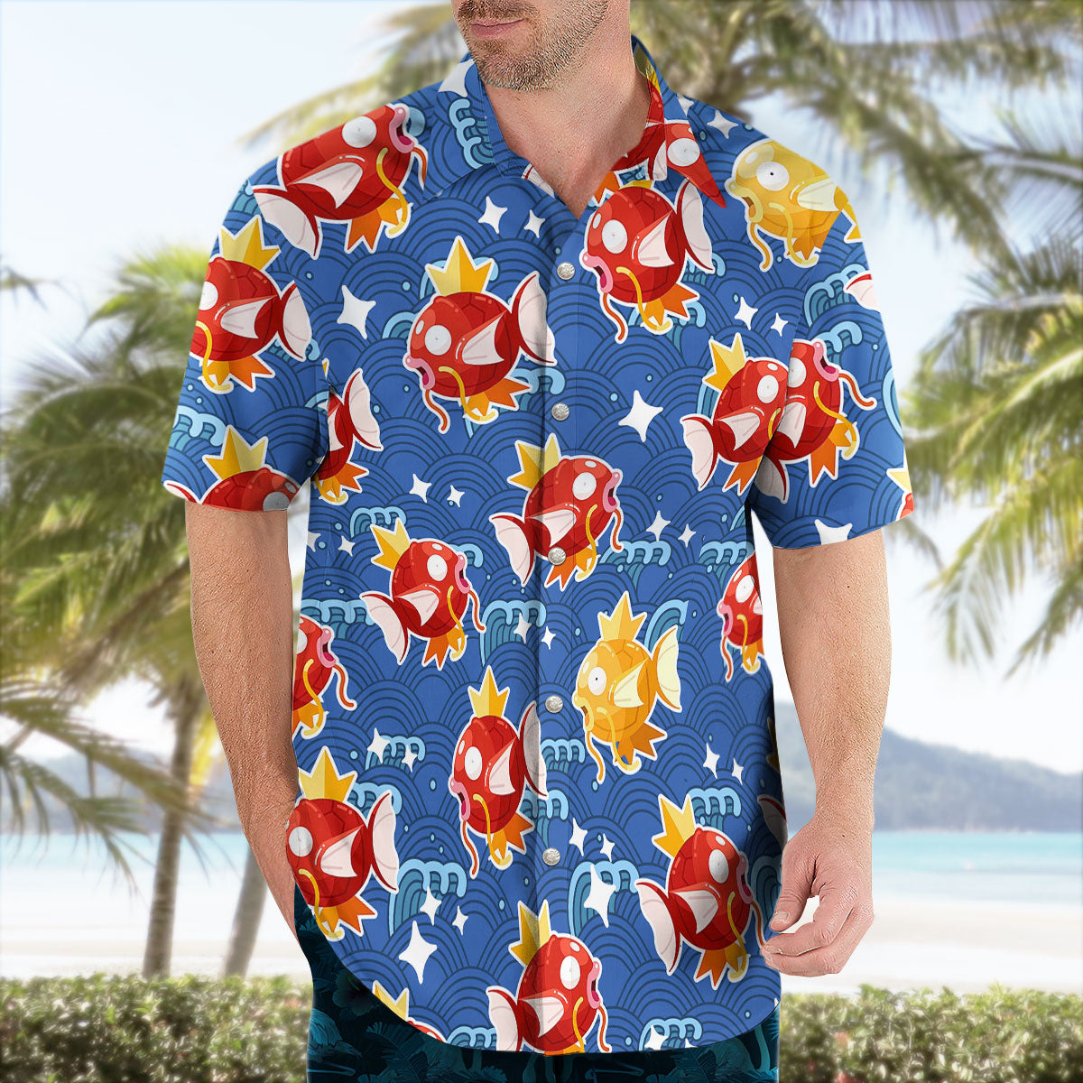 Shiny Fish Tropical Aloha Hawaiian Shirt