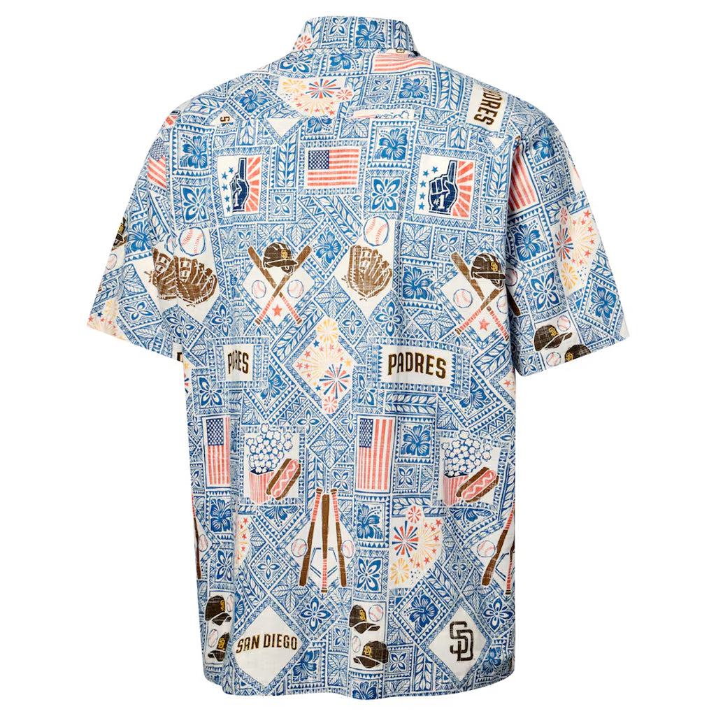 Blue Americana 2026 Hawaiian Shirt