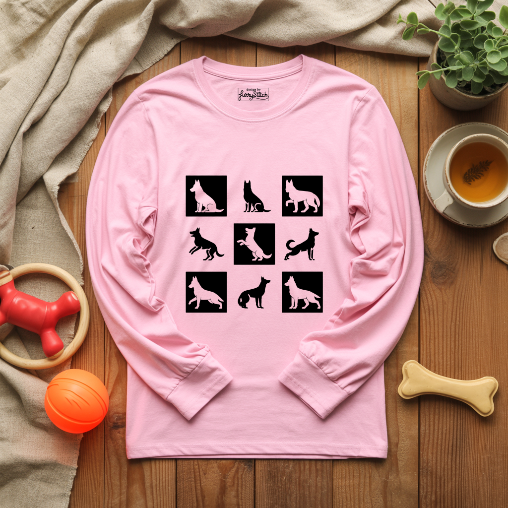 Shepherd Checkerboard Long Sleeve T-shirt